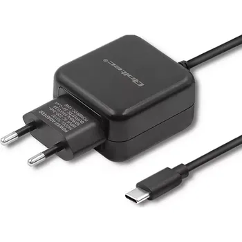 Síťová nabíječka QOLTEC 5 V, 2,4 A, 12 W, USB-C, černá