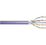 Instalační telekomunikační kabel kat. 6 U/UTP Eca AWG 24/1 PVC 305 m fialový