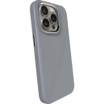 Pouzdro na mobilní telefon Picasee Premium case MagSafe na Apple iPhone 15 Pro - Vlastní gravírování - Šedá