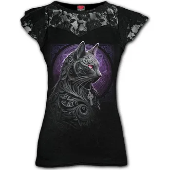 Dámské tričko Dámské tričko s kočkou SPIRAL CELTIC WHISKERS Velikost: 3XL