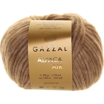 Příze Příze Alpaca Air, 76, hnědá melange