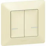 Spínač bezdrátový dvojnásobný NETATMO Valena Life béžová