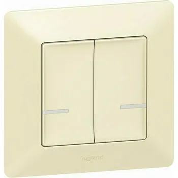 Spínač bezdrátový dvojnásobný NETATMO Valena Life béžová