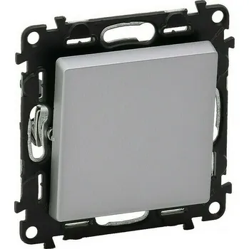 vypínač Tlačítko řazení 1/0 Legrand Valena Life hliník