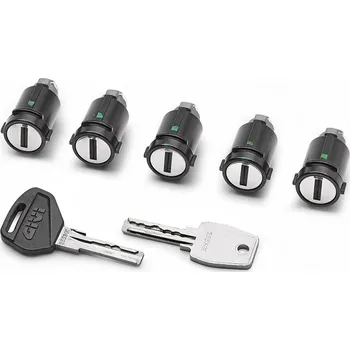Zavazadlo na motocykl Givi SLR105 zámky s klíči pro kufry GIVI OBKEV,sada 5 ks