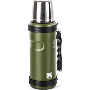 Termoska PENTA CZ Termoláhev G21 na pití, 1000 ml, khaki zelená s rukojetí