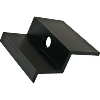 Úchyt krajní HKU41 černý elox