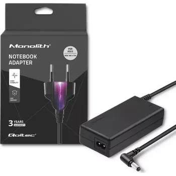 Adaptér k notebooku Qoltec adaptér 90W 4.74A 19V 5.5x2.5 50071 90W - neoriginální