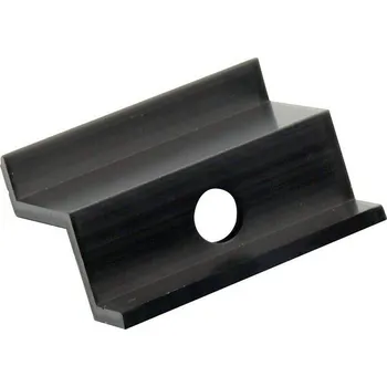 Úchyt krajní KU 30 elox černý 8 ks/bal.