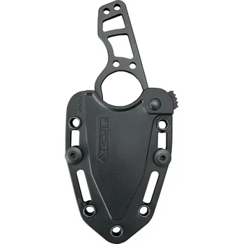 Sebeobrana First Tactical® Nůž s pevnou čepelí Scorpion Mini Tanto - stříbrný, Barva: Černá