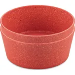 Misky na polévku CONNECT, 890 ml, 2 ks v sadě, červené, KOZIOL