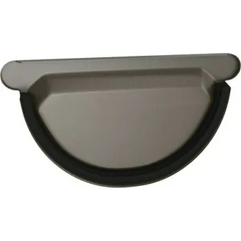 okap Čelo žlabu s těsněním DEKRAIN ROBUST 250 RAL 8014 Testa di Moro