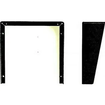 Příslušenství k domovnímu zvonku Stříška pod omítku, Tesla Karat černá