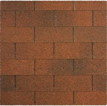 asfaltová šindel IKO Šindel asfaltový IKO Superglass 55 Riviera Red 3,0 m2