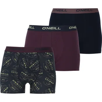 Pánské Boxerky O'NEILL MEN BOXER CALIFORNIA & PLAIN 3PK 900733-7000P – Multicolor M
