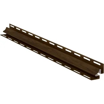 Stavební materiál Koutový profil WOOD SIDING SV-13 ořech