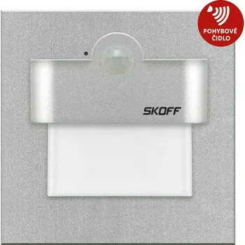 Nástěnné svítidlo Svítidlo LED s čidlem pohybu Skoff Tango 2,4 W 6 500 K hliníková