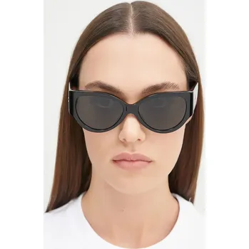 Sluneční brýle LINDA FARROW CONNIE černá barva, LFL1425C1SUN, ONE SIZE, 99X