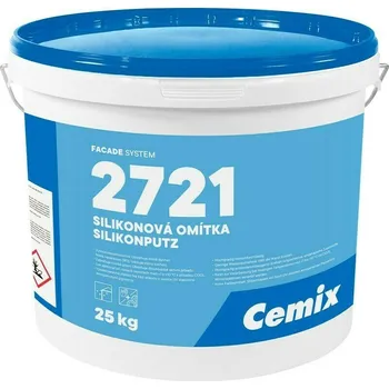 Omítka Omítka silikonová Cemix 2721 rýhovaná 2 mm 25 kg