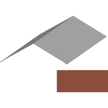 Střecha Hřebenáč RS416S-120 SP&nbsp;25 RAL 8004 cihlová