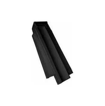 pálená krytina TONDACH Taška okrajová levá Tondach Contiton 12 glazura břidlicově černá