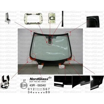 Autosklo NordGlass Čelní sklo - zelené - senzor [03/03-] ASNG 6542AGSMVZ6P + DOPRAVA ZDARMA!