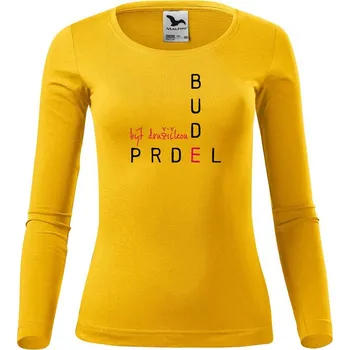 Dámské tričko DOBRÝ TRIKO Dámské bavlněné triko Být družičkou Velikost: XL, Barva: Žlutá