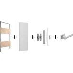 Set skryté zárubně s dveřmi, panty a klikou Eclisse Syntesis Battente 700/2 100 mm dveře tl. 45 mm levé, tlačit