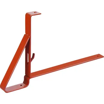 Držák sněhové mříže plechová krytina cihlově červená