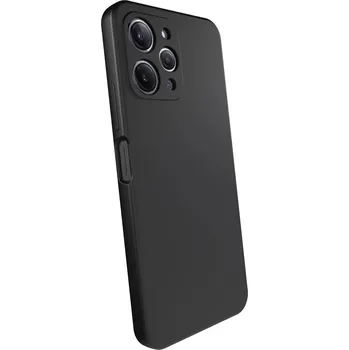 Pouzdro na mobilní telefon Picasee Liquid case na Xiaomi Redmi 12 4G - Vlastní gravírování - Černá