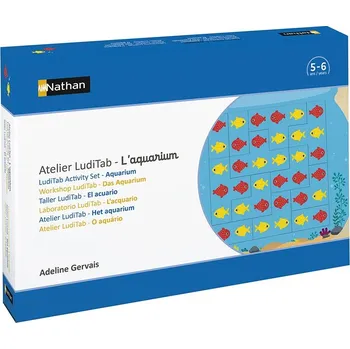 Dřevěná hračka Nathan Didaktická pomůcka Aquarium - kódování