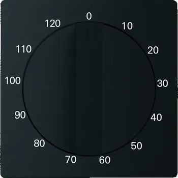 vypínač Kryt ovládače časového Future linear mechová černá