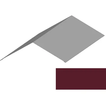 Střecha DEK Hřebenáč RS416S-120 SP&nbsp;25 RAL 3005 vínová