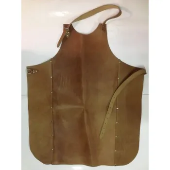 Pracovní zástěra Kožená svářečská zástěra B2 hnědá