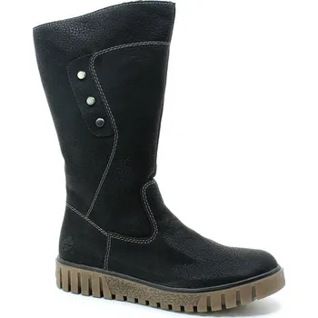 Dámské kozačky RIEKER Y3466-00 black, dámské kozačky vel.42