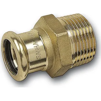 Fitinka Vsuvka přechodová lisovací Sanha Cu Purapress 8243G 15×3/8" vnější závit