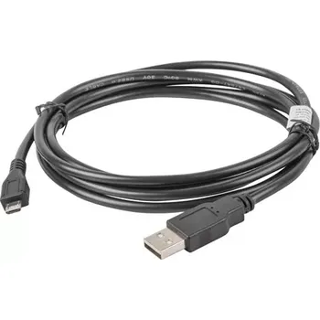 Datový kabel Lanberg CA-USBM-10CC-0018-BK micro USB, 1,8m, černý