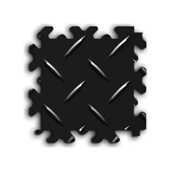 Obklad Značkovací vinylová dlaždice SimpleJack Triton Crystal roh 12 x 12 cm Barva: Černá