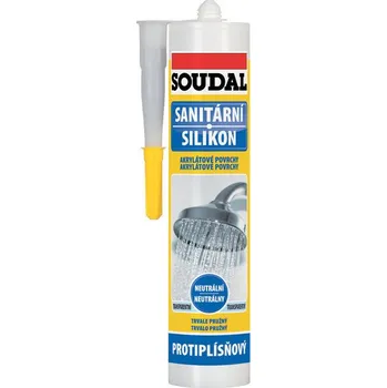 Tmel Soudal Silikon neutrální sanitární +S Soudal transparentní 280 ml