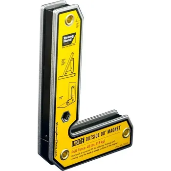 Příslušenství ke svářečce Úhlový polohovatelný magnet 165 x 110 x 20 mm 90°/30°/60° MLD600 Strong Hand Tools