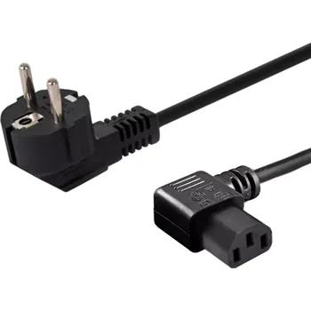 Napájecí kabel Savio Napájecí kabel Schuko úhlový 1,2 m CL-115
