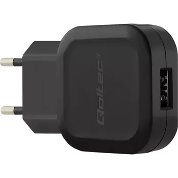 Síťová nabíječka Qoltec 12 W 5 V 2.4 A s USB portem