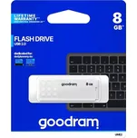 Pendrive GOODRAM UME2 8GB USB 2.0 Bílý