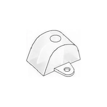 Podložka distanční plastová pro vlnu VL 94/35 a 95/38 čirá