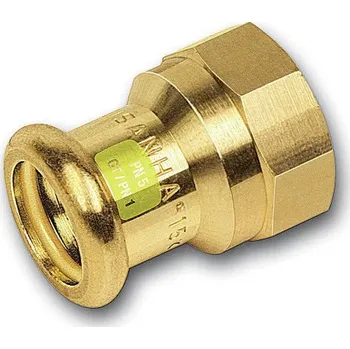rozdělovač topení Přechodka lisovací Sanha Cu Press Gas 11270G 35 mm × 1" vnitřní závit