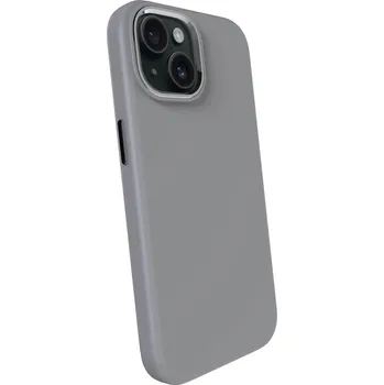 Pouzdro na mobilní telefon Picasee Premium case MagSafe na Apple iPhone 15 - Vlastní gravírování - Šedá