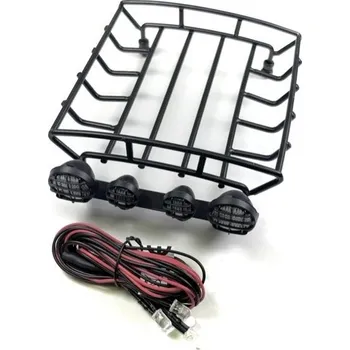 RC model Absima Střešní nosič Absima včetně LED světelné rampy 1:10, kovový