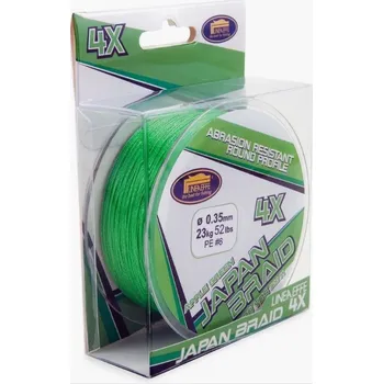 Pletená Šňůra Lineaeffe Apple Green Japan Braid 0,50 mm, 300m