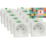 Sada zásuvek 230 V jednonásobných Schneider Unica Nová 10 ks/bal. bílá