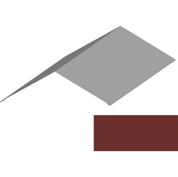 Střecha DEK Hřebenáč RS416S-120 SP&nbsp;25 RAL 3009 cihlově hnědá